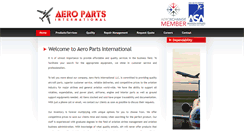 Desktop Screenshot of aeropartsintl.com